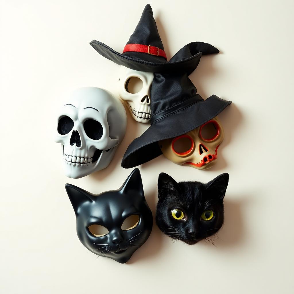 Masques Halloween – Assortiment 3 pièces